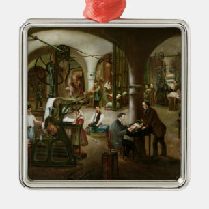 Fabrik im Rue d'Aubagne, 1861 Silbernes Ornament