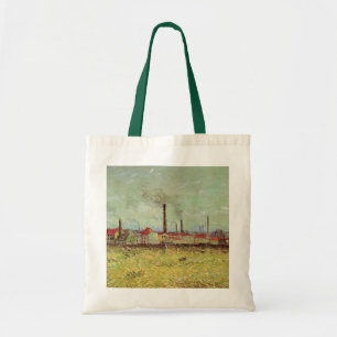 Fabriken in Asnieres von Vincent van Gogh Tragetasche