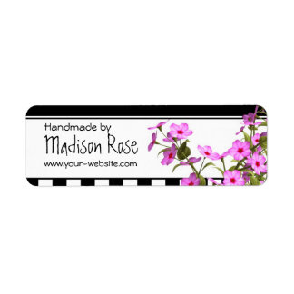 Fabriqué à la main par - étiquette