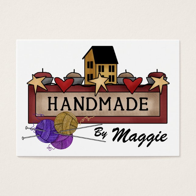 Fabriqué à la main par (Tricot) ... SRF (Devant)