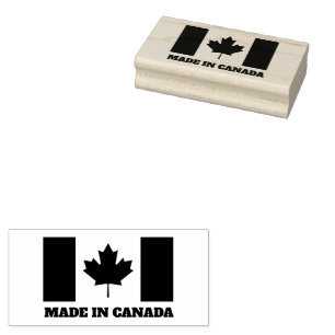 Fabriqué au Canada tampon en caoutchouc personnali