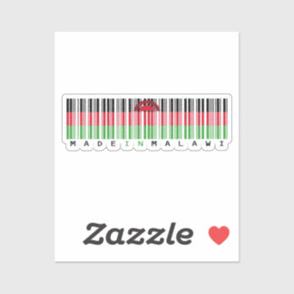 Fabriqué au Malawi - Sticker Coeur Chaud