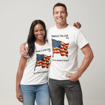 Fabriqué aux Etats-Unis T-shirt patriotique avec d