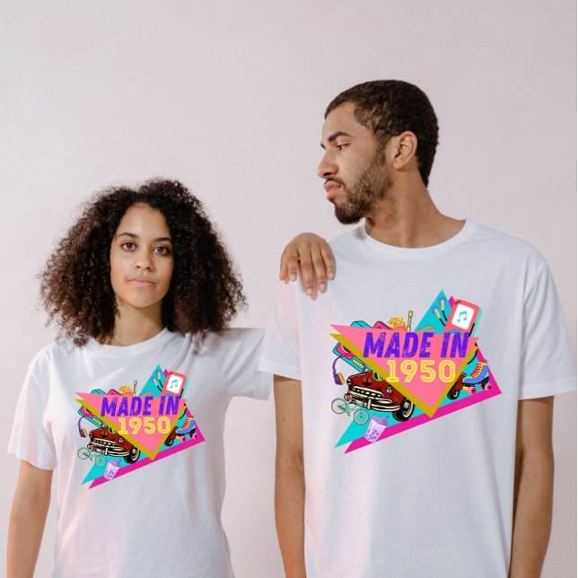 Fabriqué en 1950 Anniversaire Milestone T-Shirt (Créateur téléchargé)