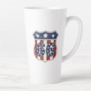 Fabriqué en Amérique Bouclier Vintage Mug Café Pat