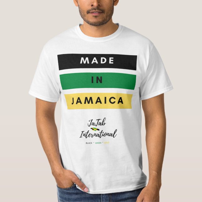 Fabriqué En Jamaïcain T-Shirt (Devant)