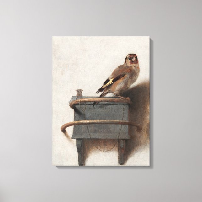 Fabritius Die Goldfinch Malerei Art Print Leinwanddruck (Vorderseite)