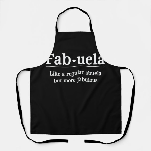 Fabuela wie ein regelmäßiger Abuela, aber vorzügli Schürze (Vorderseite)