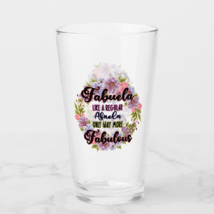 Fabuela wie ein regelmäßiger Abuela nur Weg vorbil Glas