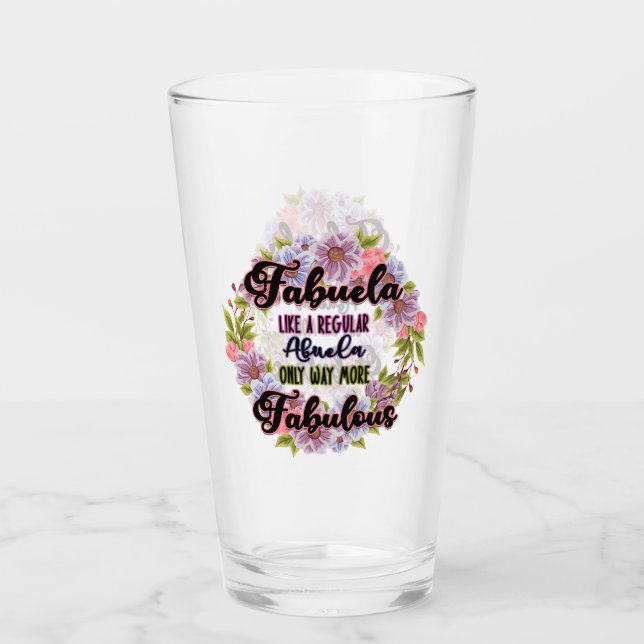 Fabuela wie ein regelmäßiger Abuela nur Weg vorbil Glas (Vorderseite)
