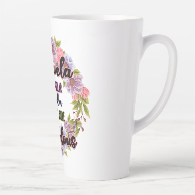 Fabuela wie ein regelmäßiger Abuela nur Weg vorbil Milchtasse (Rechts)