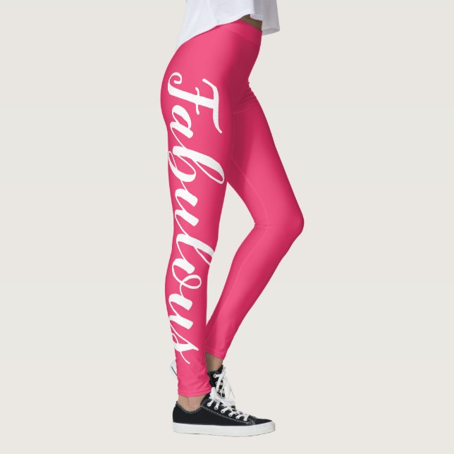 Fabuläre Typografie Leggings (Rechts)
