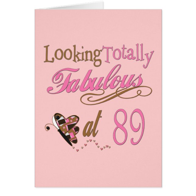 Fabuleux à 89 (Devant)