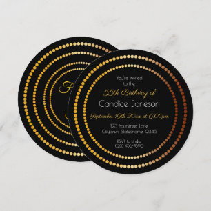 Fabuleux et 55   Invitation ronde