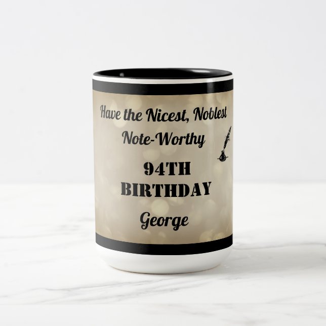 Fabuleux Mug personnalisé 94e anniversaire (Centre)