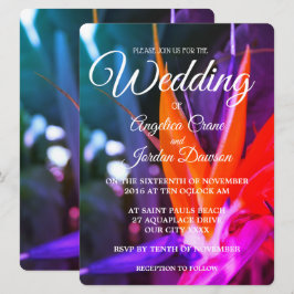 Fabuleux Oiseau Du Paradis Invitations De Mariage