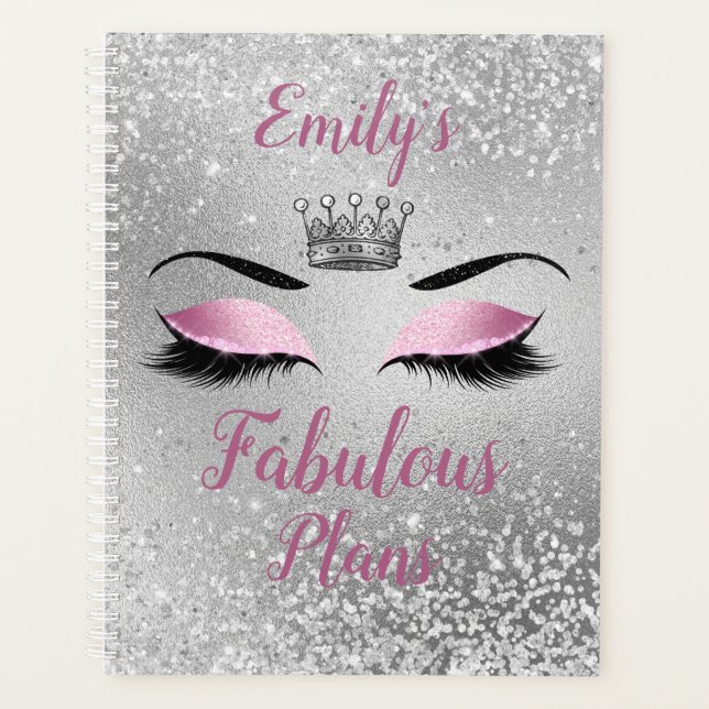 Fabuleux yeux de Parties scintillant rose pâle (Devant)