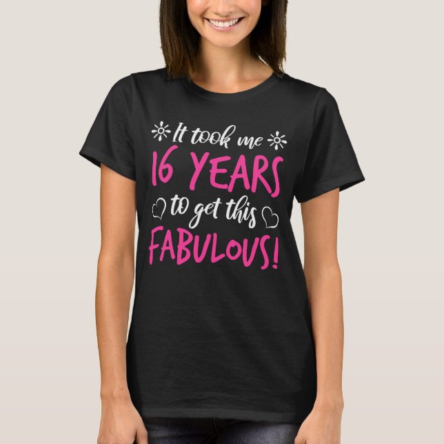 Fabulous 16. T-Shirt (Vorderseite)