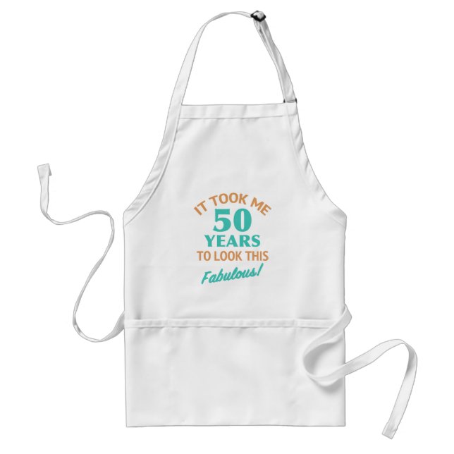 Fabulous 50. Geburtstag Schürze (Vorne)