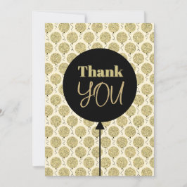 Fabulous 50 Gold Geburtstag Dankeskarte