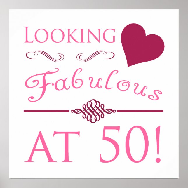 Fabulous At 50 Poster (Vorne)
