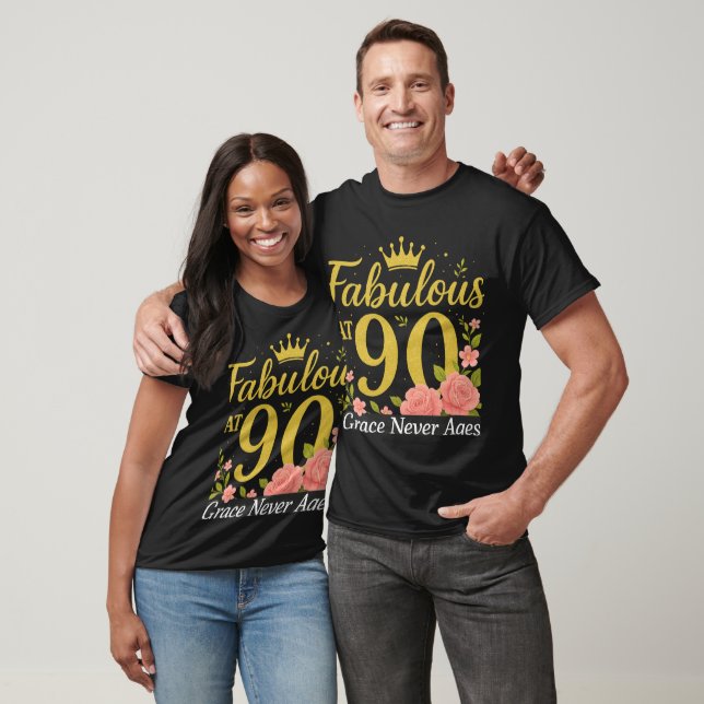 Fabulous at 90 Tshirt (Unisex)