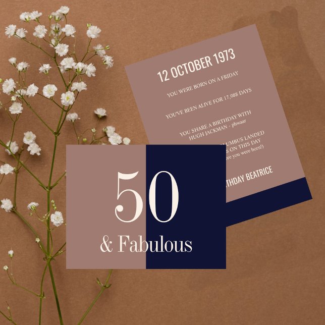 Fabulous bei 50 Moderne Typografie Navy und Mocha (Von Creator hochgeladen)