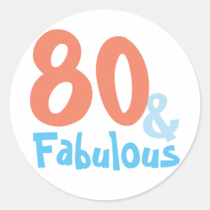 Fabulous Birthday Party Runder Aufkleber