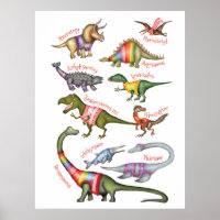 Fabulous Dinosaurier Poster