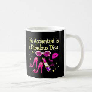 FABULOUS DIVA ACCOUNANT DIVA KAFFEETASSE