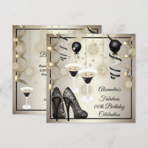 Fabulous Espresso Martini Heelses Party Save The Date