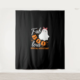 Fabulous Faboolous Dental Assistant Ghost Hallowee Wandteppich