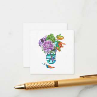 Fabulous Fall Vegetal Bouquet Begleitkarte