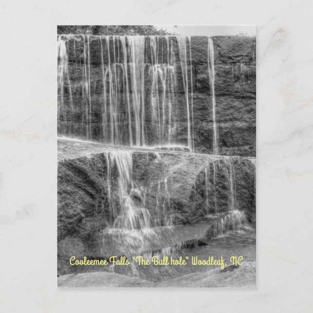 Fabulous Falls vertikale Postkarte (Vorderseite)