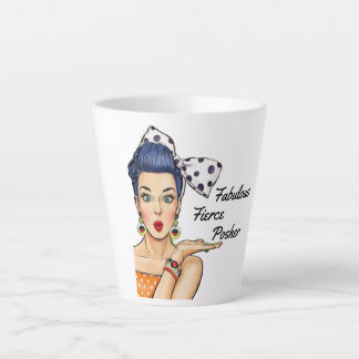 Fabulous Fierce Posher - Poshmark Latte Tasse