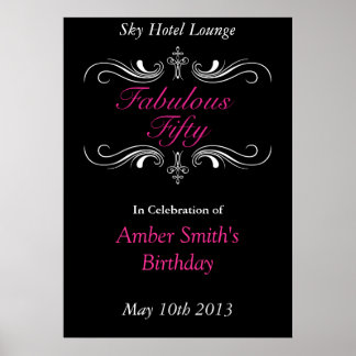 Fabulous Fifty Poster