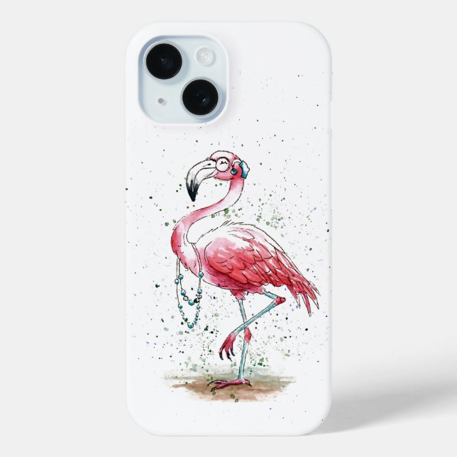 Fabulous Flamingo Case-Mate iPhone Hülle (Rückseite)