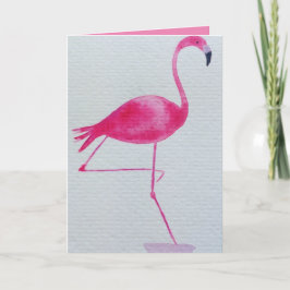 Fabulous flamingo Geburtstagskarte Karte
