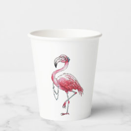 Fabulous Flamingo Pappbecher