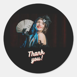 Fabulous Flapper Vielen Dank Sticker