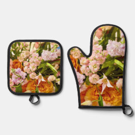 Fabulous Florals Ofenhandschuh & Topflappen-Set