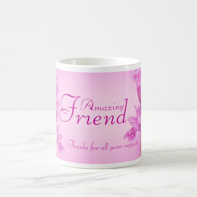 "Fabulous Friend" lila Orchidee Dank Tasse (Mittel)