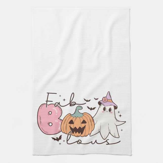 Fabulous Halloween Geschirrtuch (Vertikal)