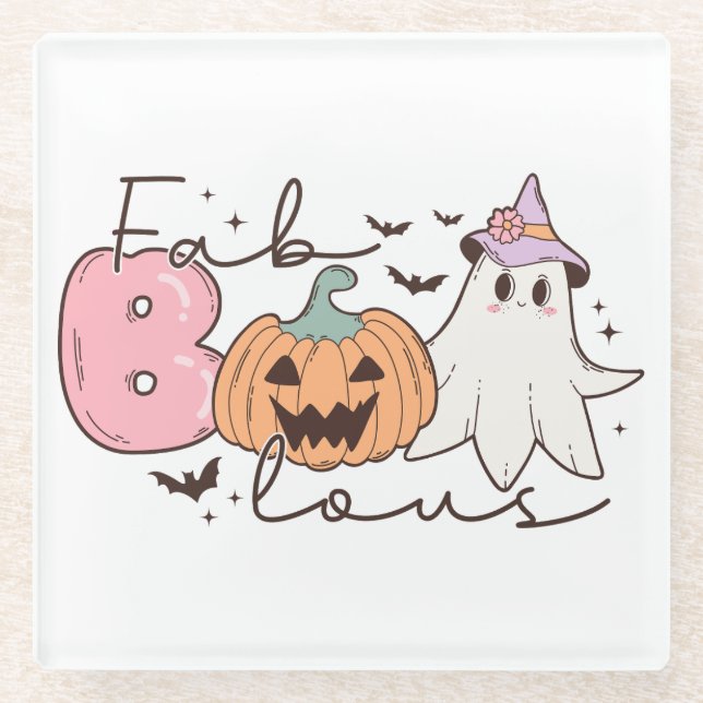 Fabulous Halloween Glasuntersetzer (Vorderseite)