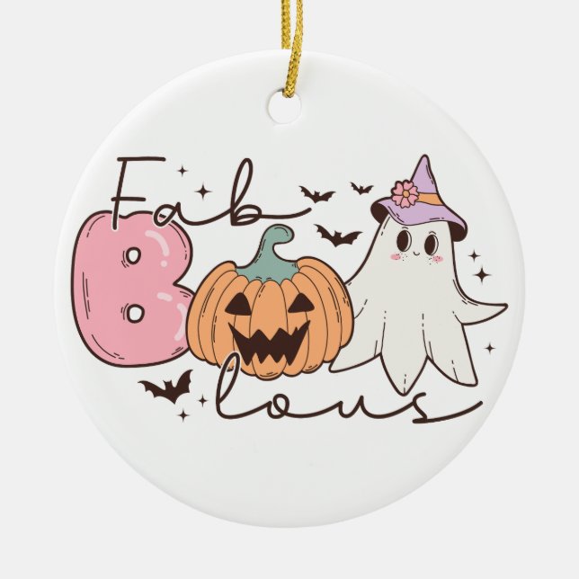 Fabulous Halloween Keramik Ornament (Vorne)