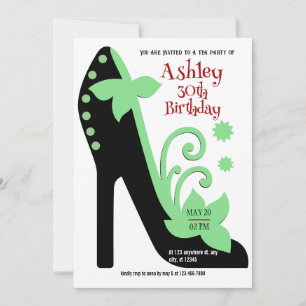 Fabulous High Heel Invitation Anniversaire