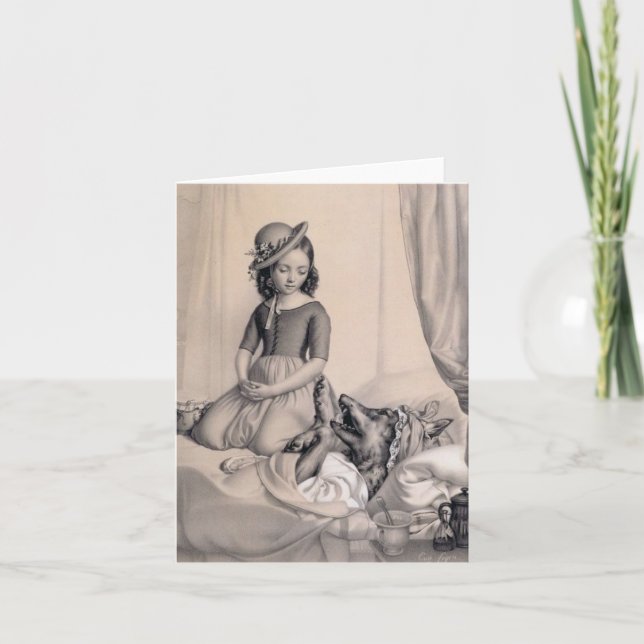 Fabulous Little Red Riding Hood Card Karte (Vorderseite)