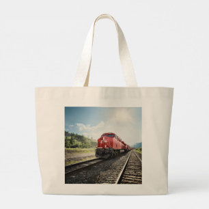 Fabulous Locomotive Tote Bag Jumbo Stoffbeutel