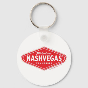 Fabulous NASHVEGAS TM Logo Schlüsselanhänger