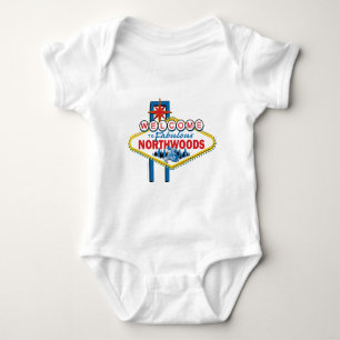 Fabulous-North-Woods Baby Strampler